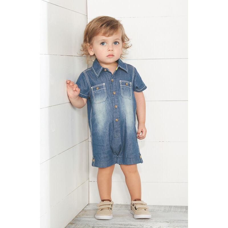 Mud Pie Boys' Chambray One Piece image number 2