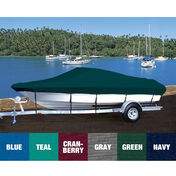 Trailerite Hot Shot Cover for Walk-Around Cuddy Cabin Boats O/B Cover, Pacific Blue (20'5"-21'4" Cl X 102" B)