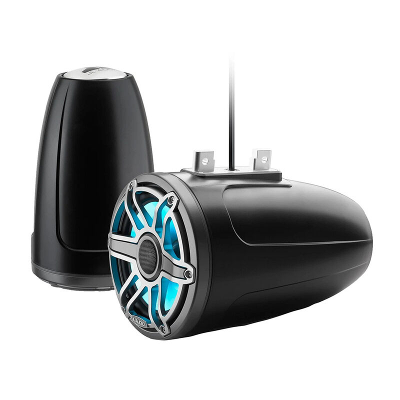 JL Audio M6 Series 7.7" Enclosed Tower Coaxial System w/ Transflective LED Lighting | Titanium