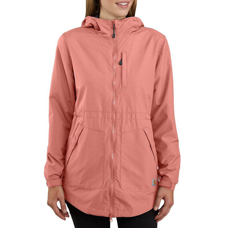 Carhartt Women's Rain Defender Hooded Lightweight Coat image number 3