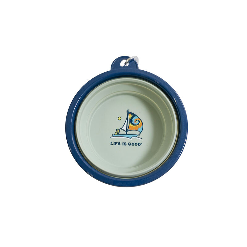 Life is Good 34-oz. Collapsible Travel Bowl, Sage Green image number 2