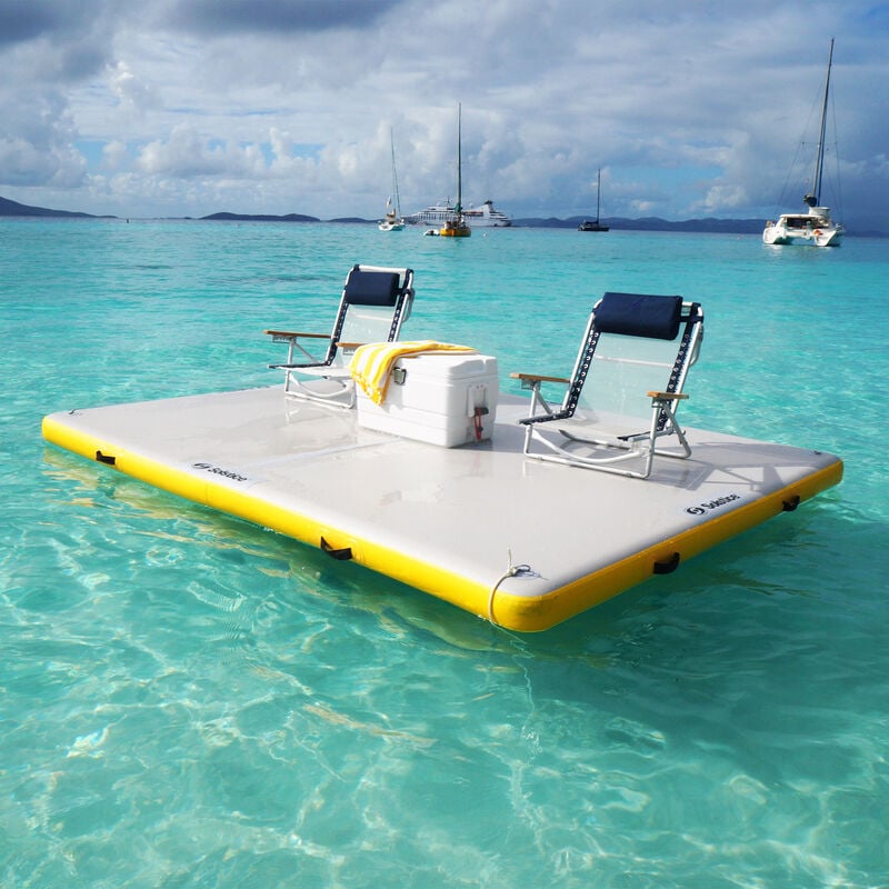 Solstice Inflatable Floating Dock, 10' x 8' x 6" image number 1