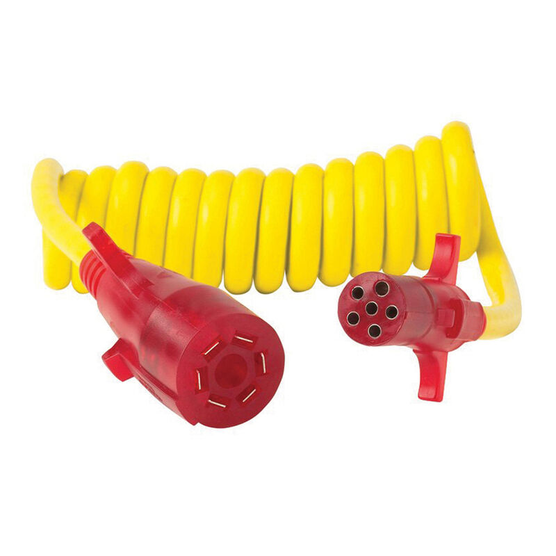 Husky Towing Nite-Glow™ 7-Way Blade to 6-Way Round Glex-Coil LED Connector