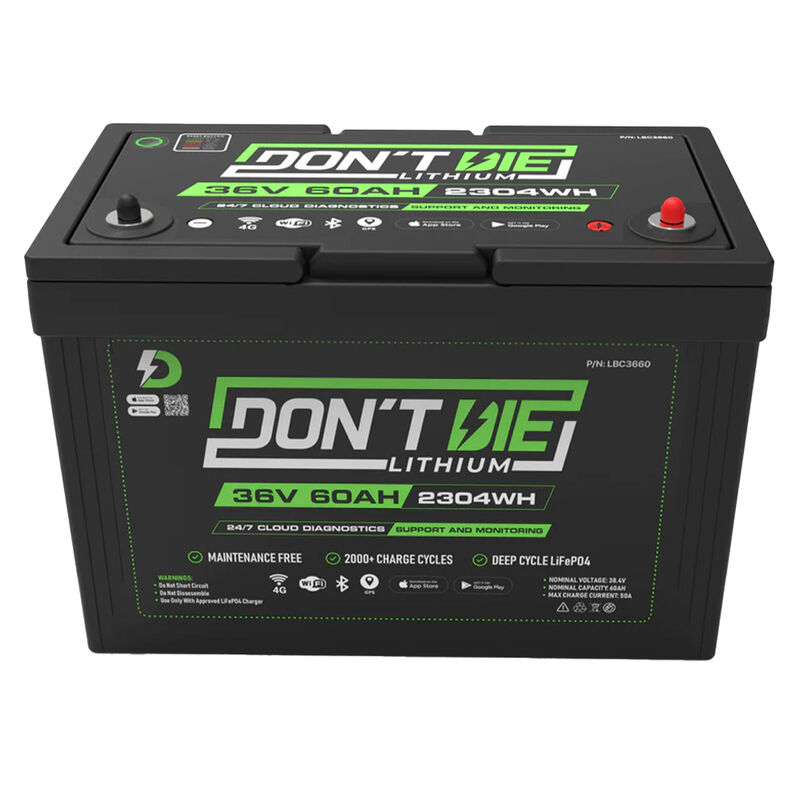 Don't Die 36V 60Ah Lithium Ion Battery image number 1