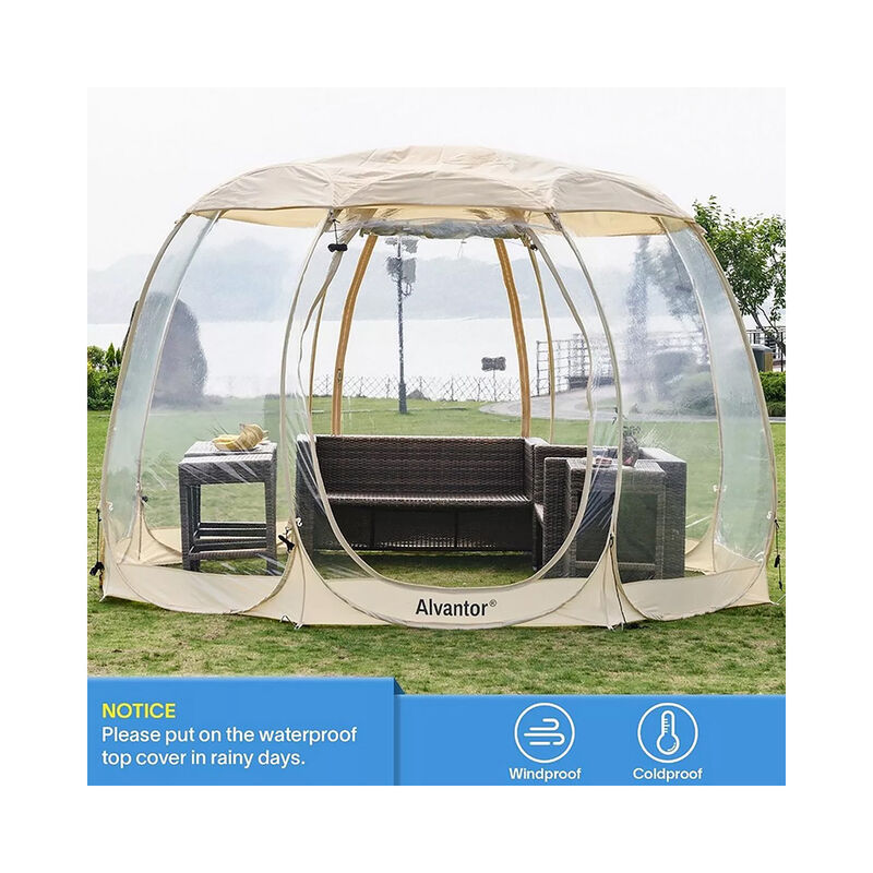 Alvantor Clear Pop-Up Bubble Tent, 12' x 12' image number 6