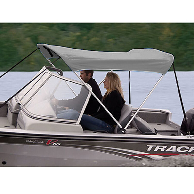 Shademate Polyester Stainless 2-Bow Bimini Top 5'6''L x 42''H 67''-72'' Wide image number 11