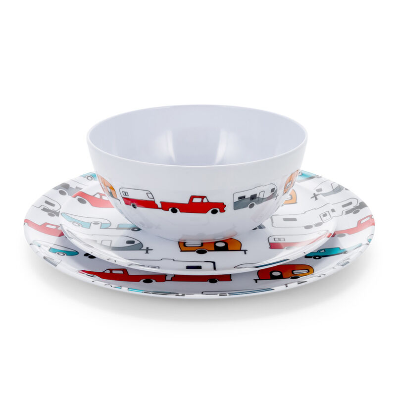 Life is Better at the Campsite RV Pattern Salad Plate image number 4
