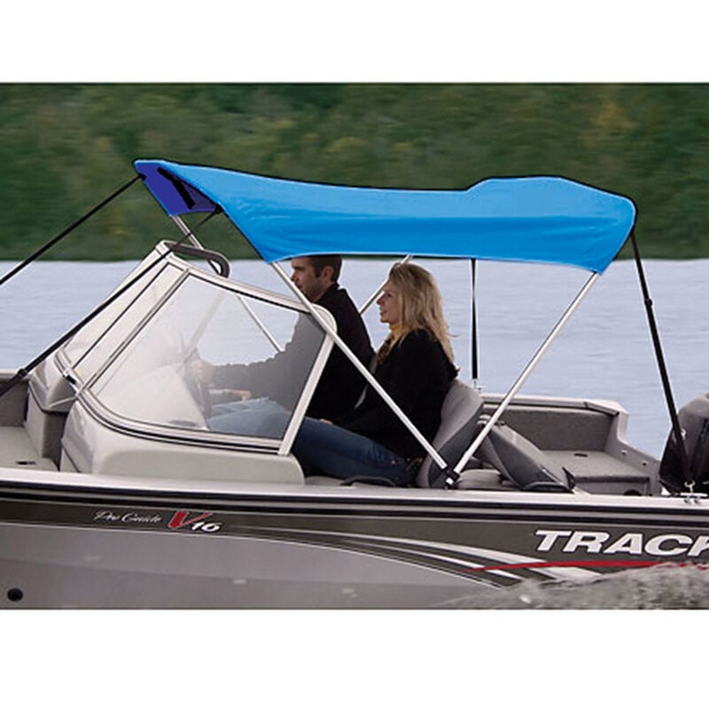 Shademate Sunbrella Stainless 2-Bow Bimini Top 5'6''L x 42''H 67''-72'' Wide image number 2