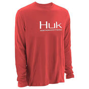 Huk Men's Long-Sleeve Logo Tee