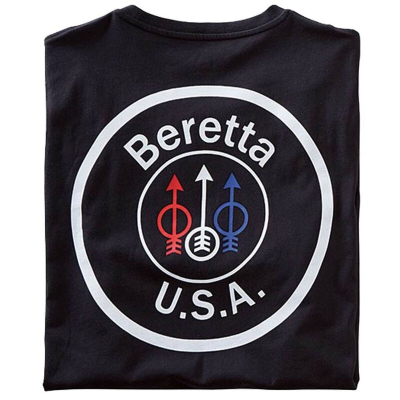 Beretta USA Men's Logo Short-Sleeve Tee, Black image number 3