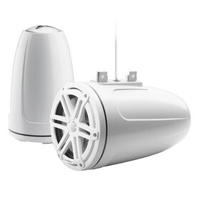 JL Audio M3 Series 7.7" Enclosed Tower Coaxial System w/ Gloss White Sport Grille