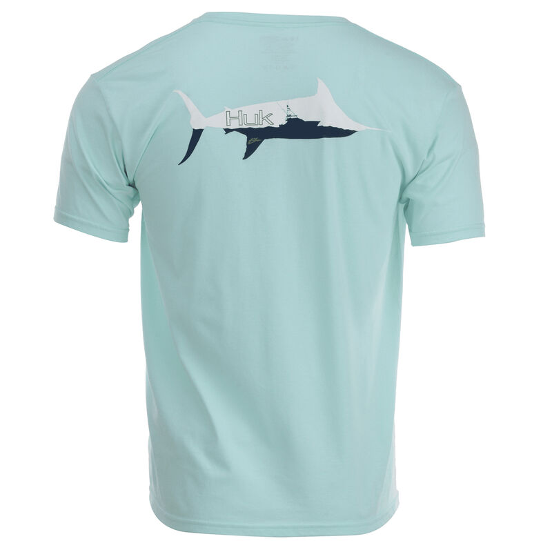 HUK Men’s Marlin Sporty Patch Short-Sleeve Tee image number 1