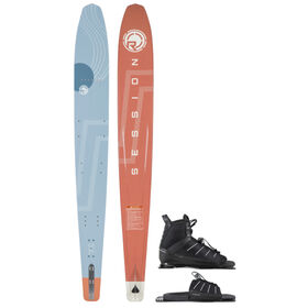 Radar Men's Session Waterski with Prime Binding and Adjustable Rear Toe Plate