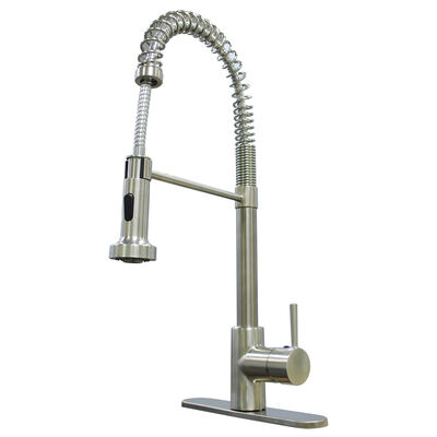 Empire RV Metal Spring Pull-Down Kitchen Faucet with Sprayer