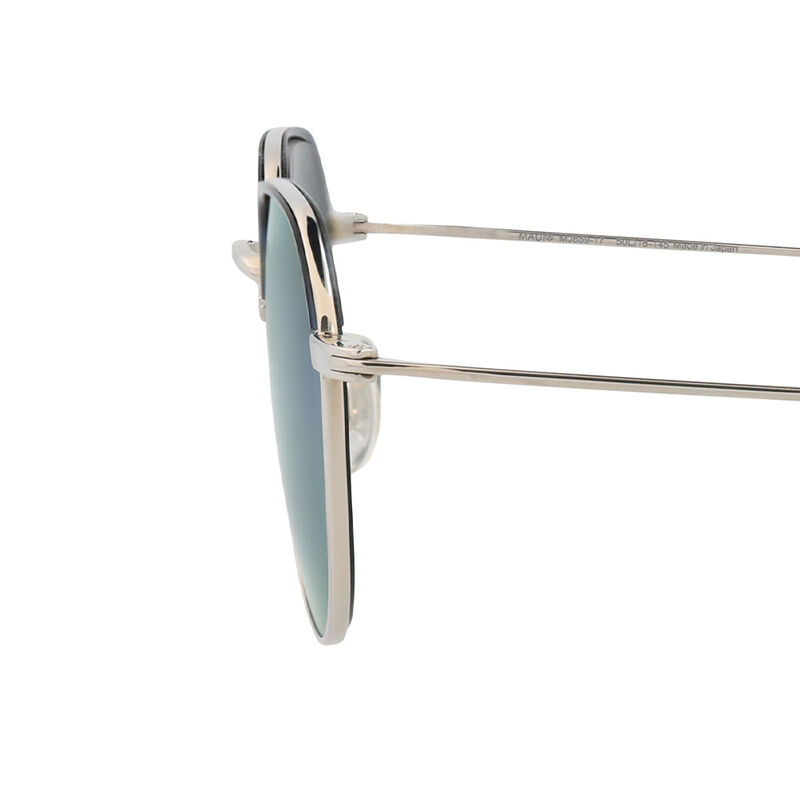Maui Jim Fashion Round Sunglasses - Silver Blue image number 4