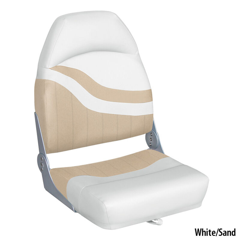 Wise Weekender Series Fish 'N Ski Boat High-Back Fold-Down Seat image number 10