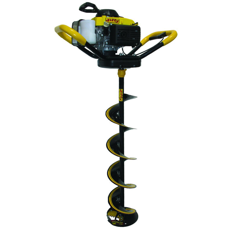Jiffy 4G Gas-Powered 4-Stroke Ice Auger with 8" Stealth STX Drill Assembly image number 1