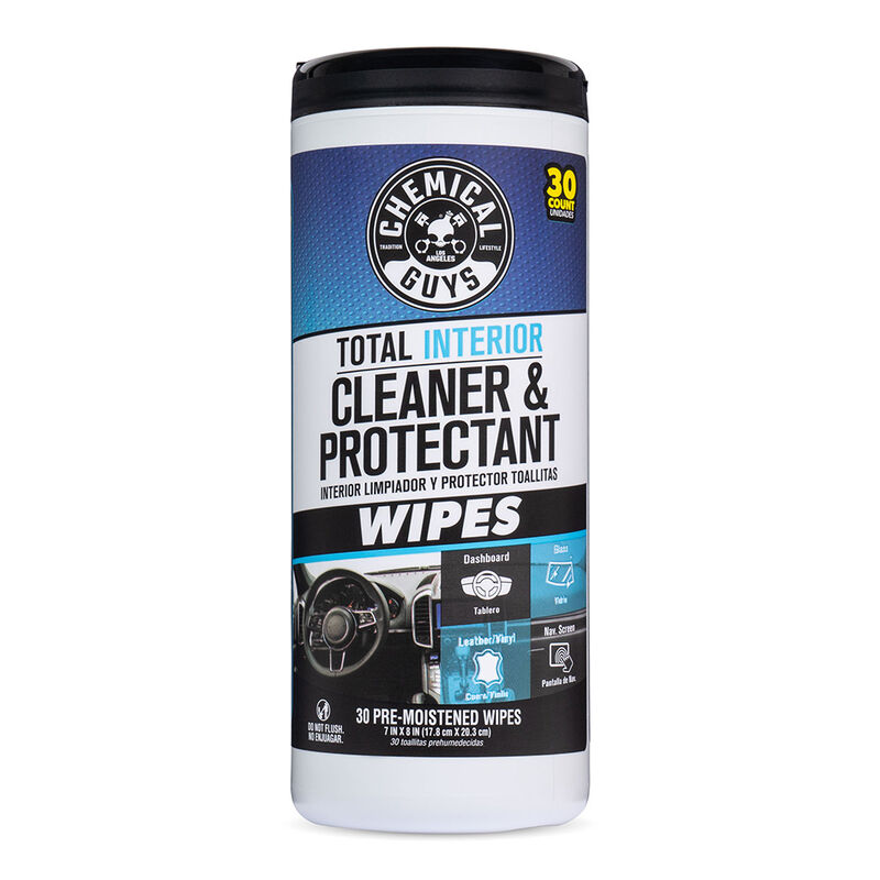 Chemical Guys Total Interior Cleaner and Protectant Wipes, 30 Wipes