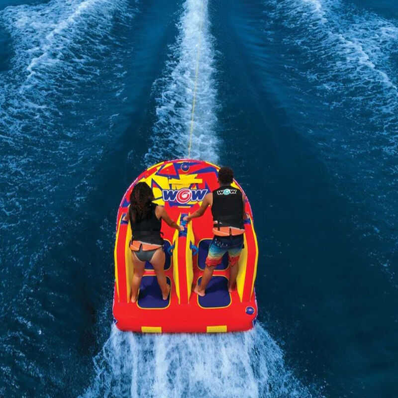 WOW 2-Rider Wake Walker Towable Tube image number 8
