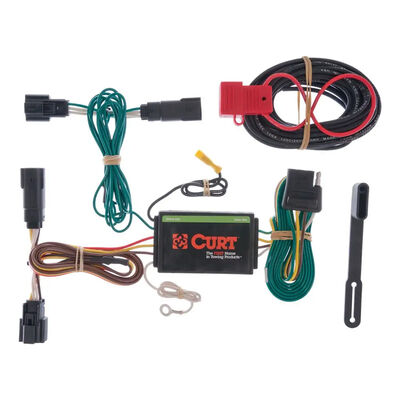 CURT 56120 Custom Wiring Harness, 4-Way Flat, Select Ford Edge