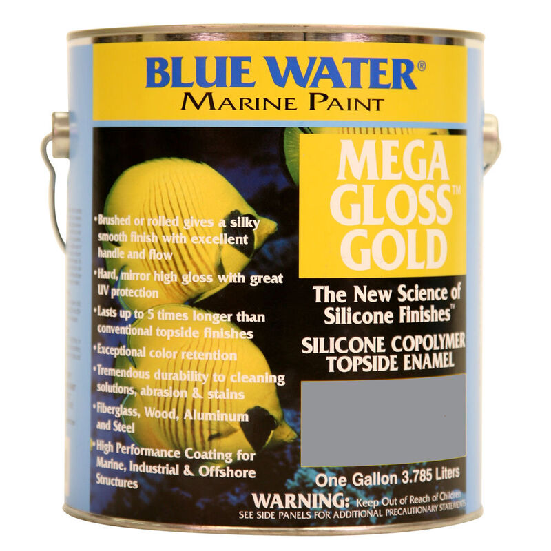 Blue Water Mega Gloss Gold Silicone Copolymer, Quart image number 3