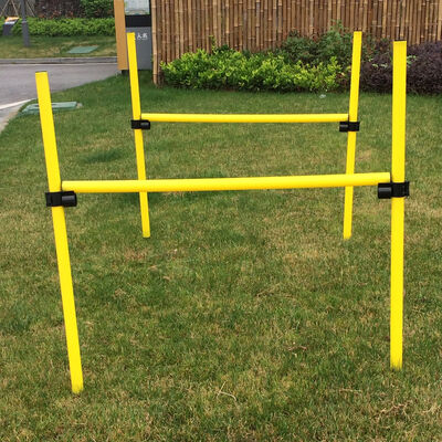 Pet Life Jumping Hurdle Collapsible Agility Dog Trainer Kit, One Size Yellow