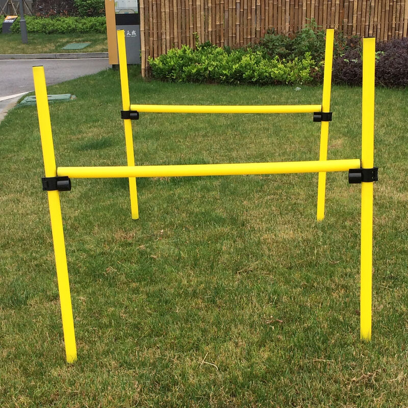 Pet Life Jumping Hurdle Collapsible Agility Dog Trainer Kit, One Size Yellow image number 2
