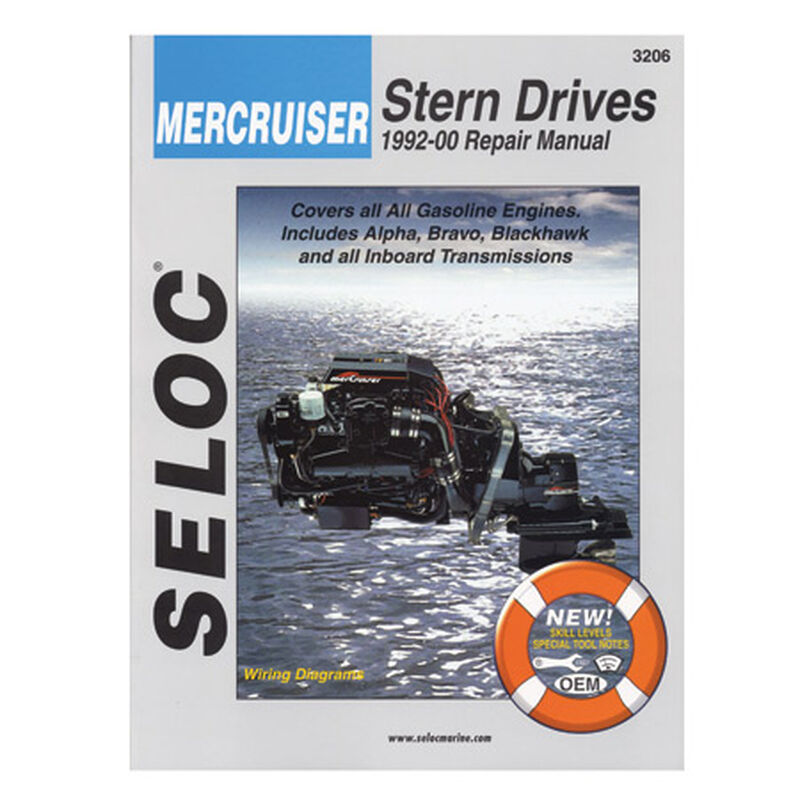 Seloc Marine Stern Drive & Inboard Repair Manual for Mercruiser '92 - '00 image number 1