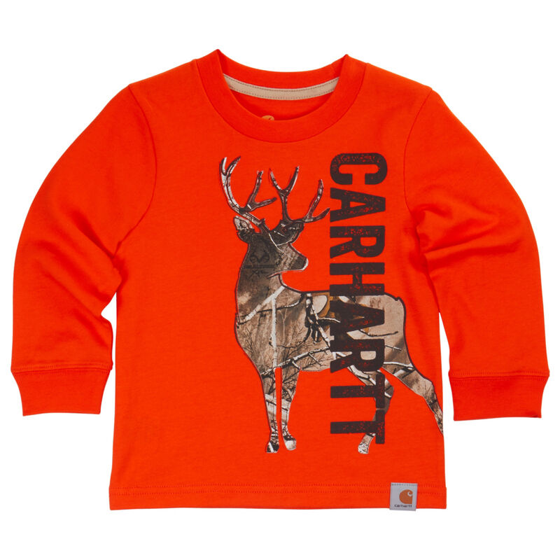 Carhartt Child's Deer Camo Long-Sleeve T-Shirt image number 1