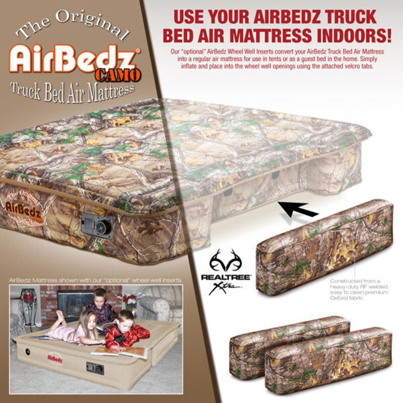 Pittman Outdoors AirBedz Mid Size Truck Bed Air Mattress with Built-In Air Pump, Camo image number 4