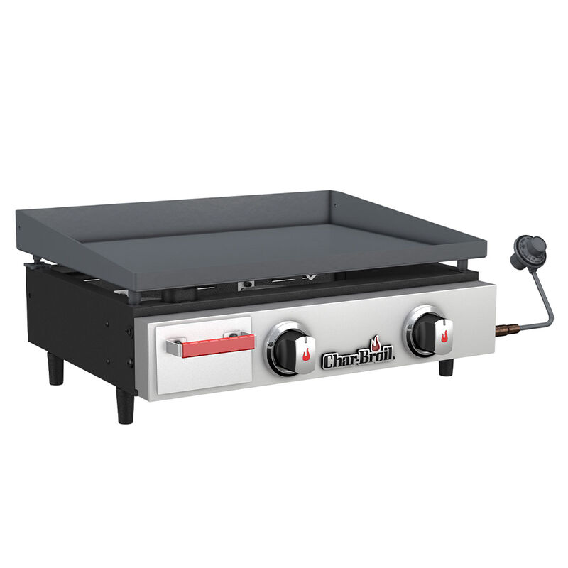 Charbroil 22" 2-Burner Tabletop Gas Griddle with Cover and Adapter image number 6
