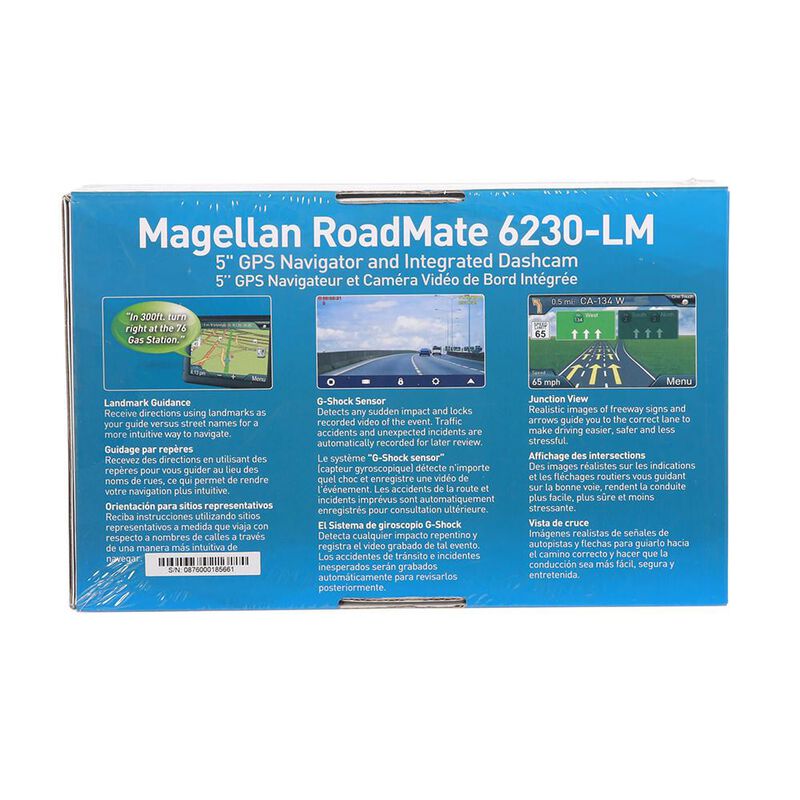 Magellan RoadMate 6230-LM 5" GPS and Integrated Dashcam image number 8