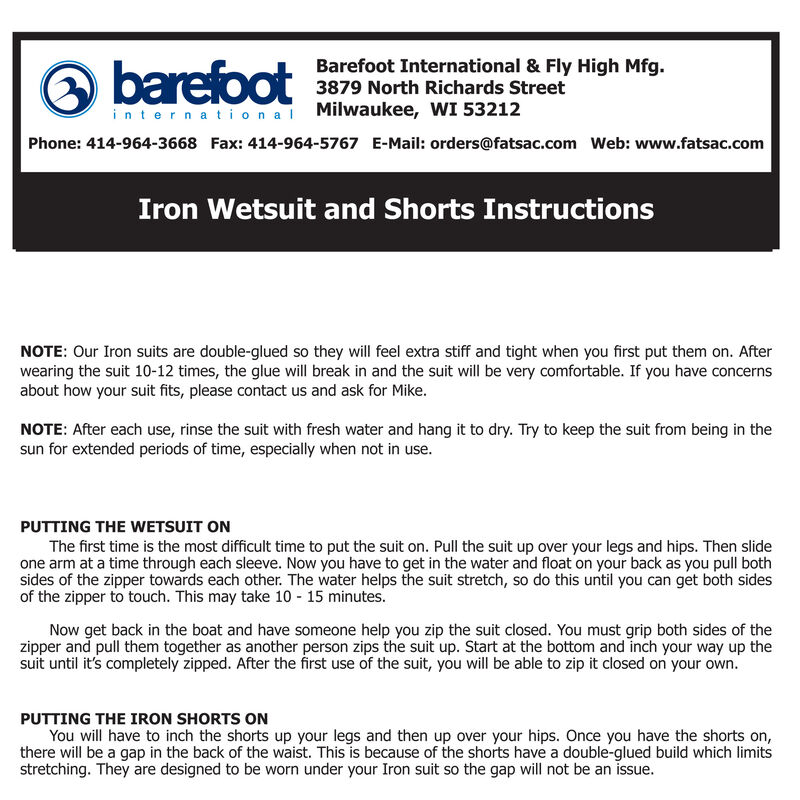 Barefoot International Iron Sleeveless Barefoot Wetsuit image number 4