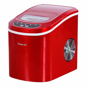 Magic Chef Portable Ice Maker, 27 Lb., Red