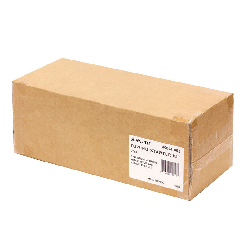 Draw-Tite Trailer Hitch Ball Mount Starter Kit, Fits 2 Inch Square Receiver, 4 Inch Drop, 7,500 lbs. Capacity image number 8