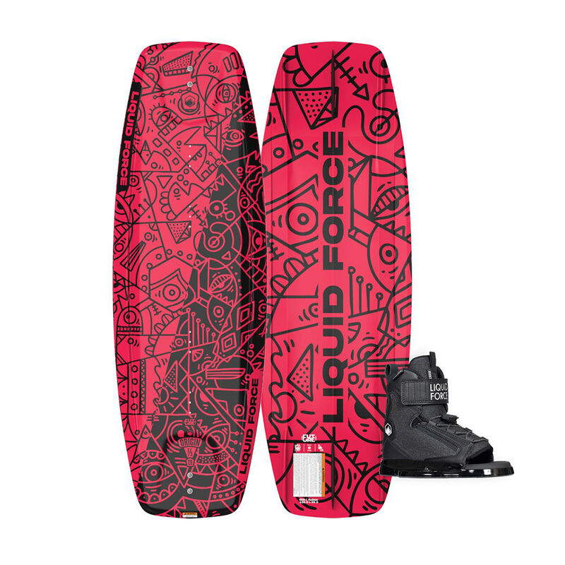 Liquid Force Youth Origin FS Wakeboard w/ Rant 6R Binding image number 1