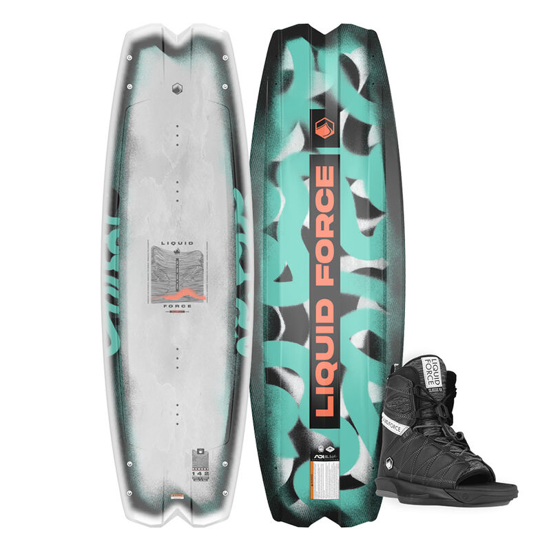 Liquid Force Remedy Wakeboard with Classic 6X Bindings image number 1