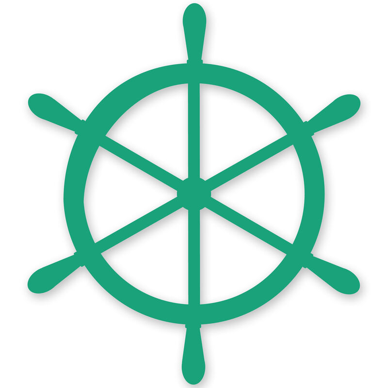 Ship's Wheel Vinyl Decal image number 16