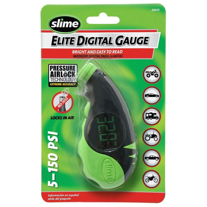 Slime Elite Digital Tire Gauge, 5-150 PSI image number 1