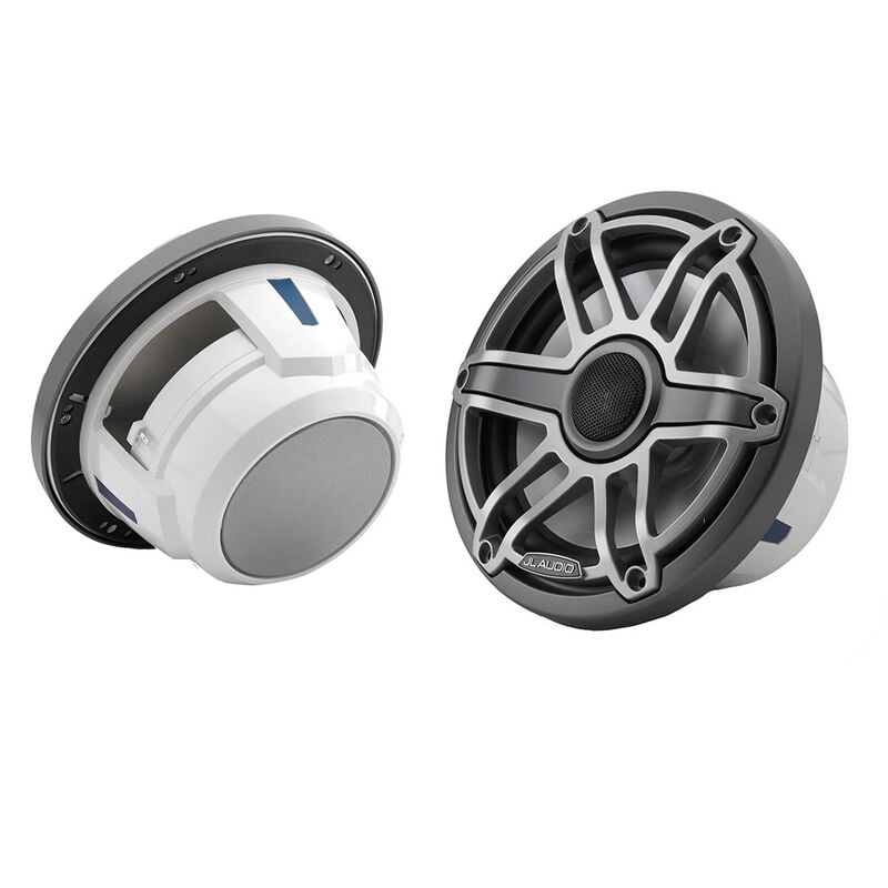 JL Audio M6 Series 7.7" Marine Coaxial Speakers w/ Titanium Sport Grille