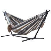 Vivere Double Hammock with 9' Stand Combo 