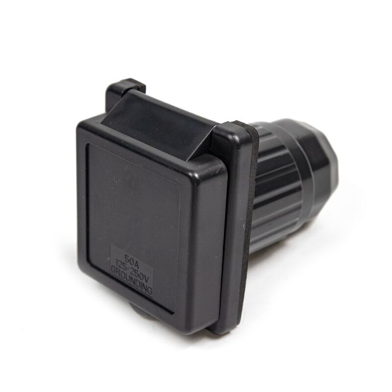 Electric World 50A RV Inlet in Black image number 3