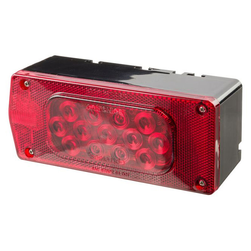 Optronics LED Waterproof Aero Pro Combination Tail Light With License Light image number 1