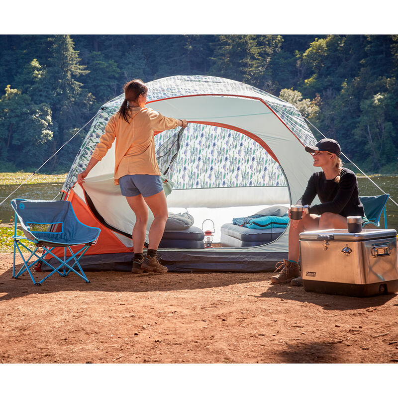 Coleman Skydome 6-Person Watercolor Series Camping Tent image number 7