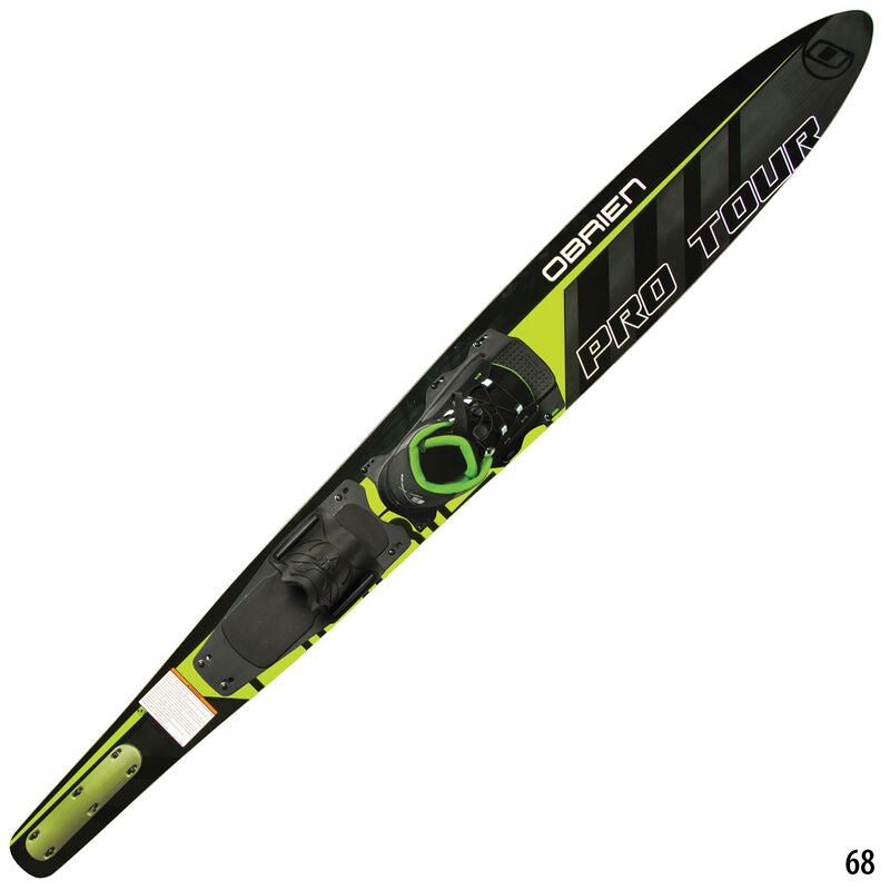 O'Brien Pro Tour Slalom Waterski w/X-9 Adjustable Binding And Rear Toe Plate image number 1