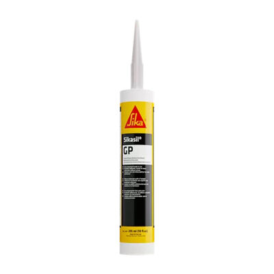 Sika Sikasil GP Silicone Sealant, Clear, 10 oz. Cartridge