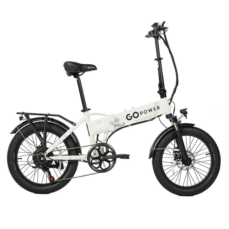 GOPowerBike GOEXPRESS V2 FOLDING ELECTRIC BIKE, WHITE