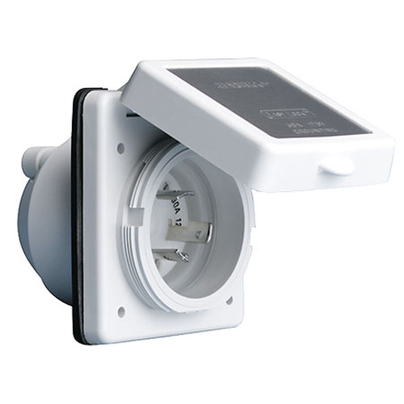 Marinco Standard 30-Amp / 125V Easy Lock Power Inlet image number 1