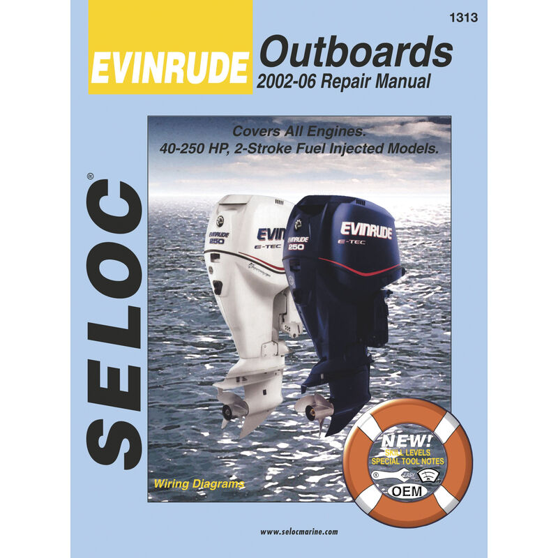 Seloc Marine Outboard Repair Manual for Evinrude '02 - '14 image number 1