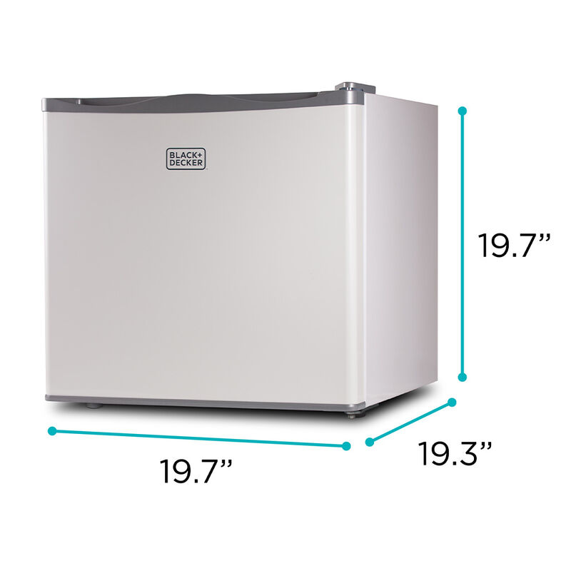 Black+Decker 1.2 cu. ft. Compact Upright Freezer, White image number 7